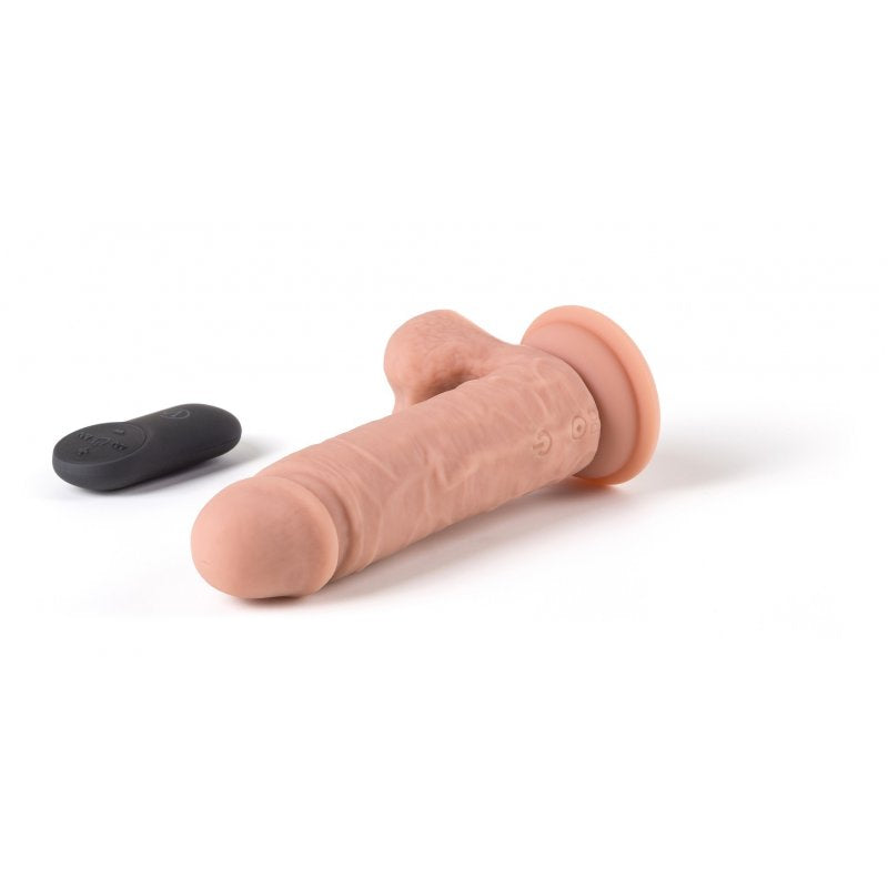 VIBRATORE REALISTICO R12" CARNE 14,4 CM CON TELECOMANDO"