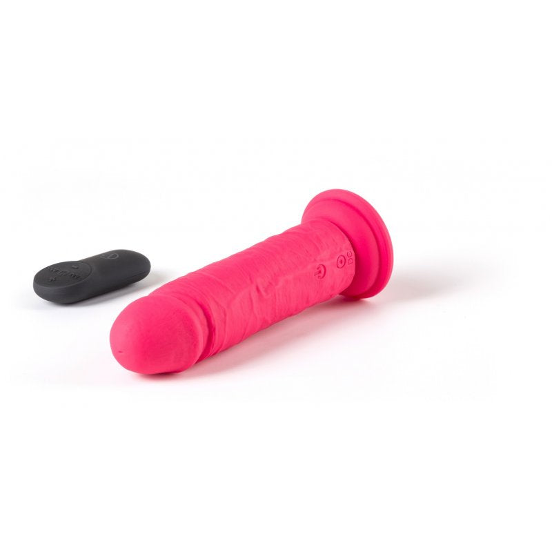 VIBRATORE REALISTICO R11" ROSA 14,4 CM CON TELECOMANDO"