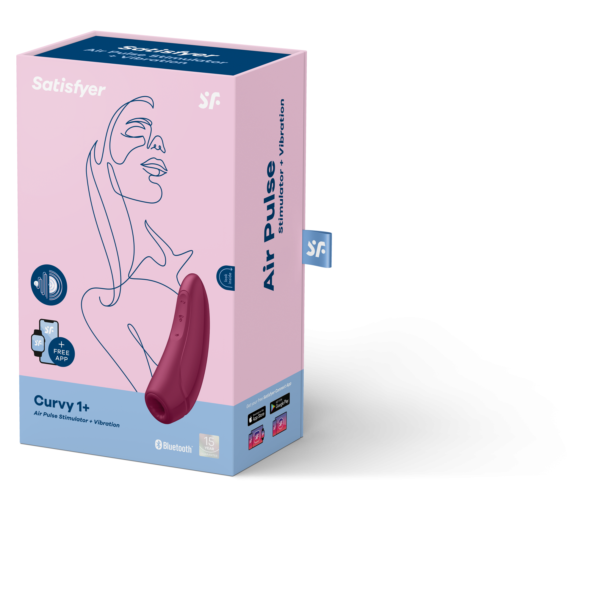 Satisfyer - Curvy 1 + Bordeaux