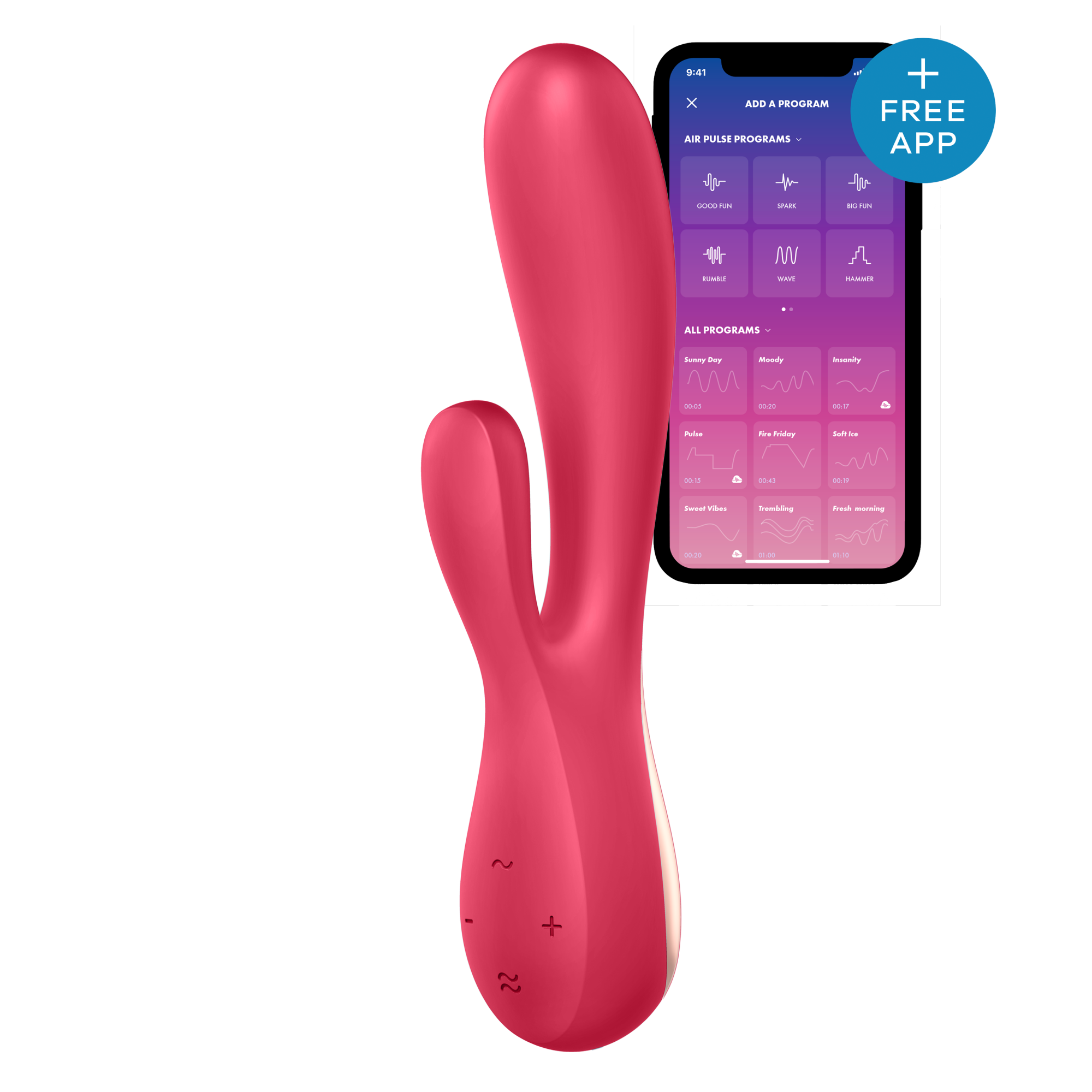 Satisfyer - Mono Flex - Rosso