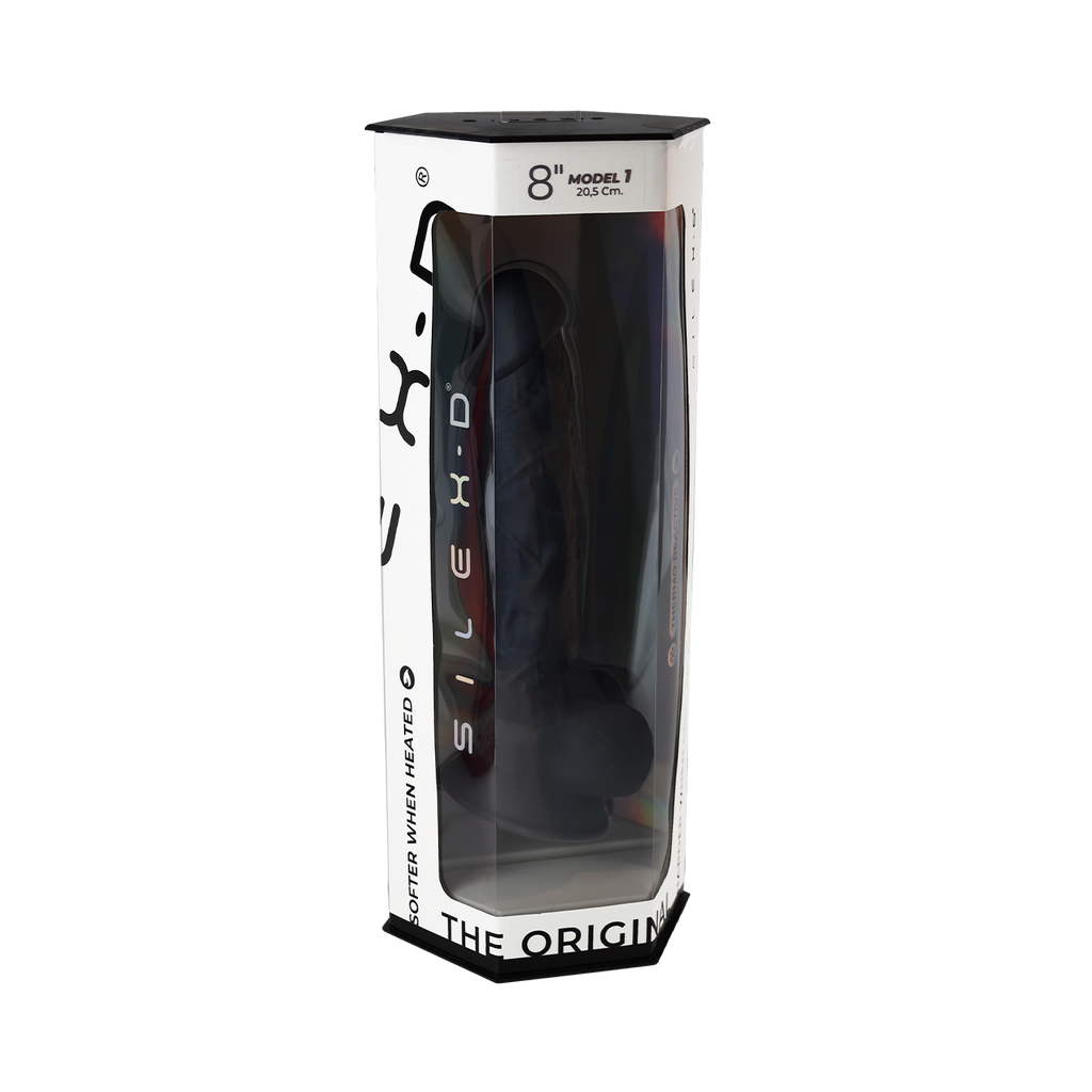 Silexd - Dildo Premium Silicone Mod.1 8'' - Nero