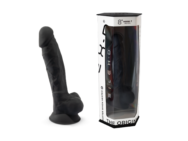 Silexd - Dildo Premium Silicone Mod.1 8'' - Nero