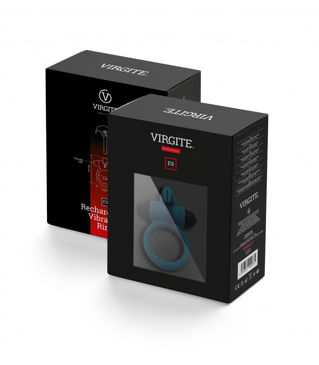 E9 ANELLO VIBRANTE RICARICABILE BLU