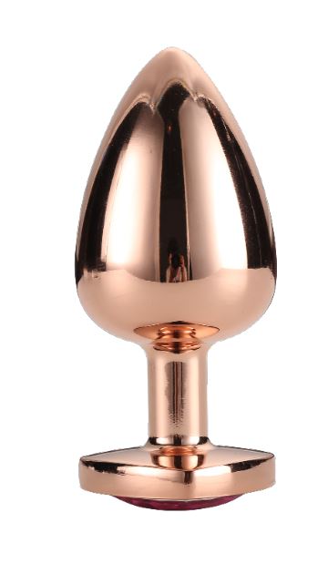Plug grande in oro rosa scintillante