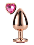 Plug grande in oro rosa scintillante