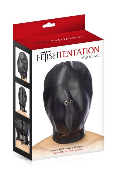 Fetish Tentation - Maschera con Cinturino- Nero