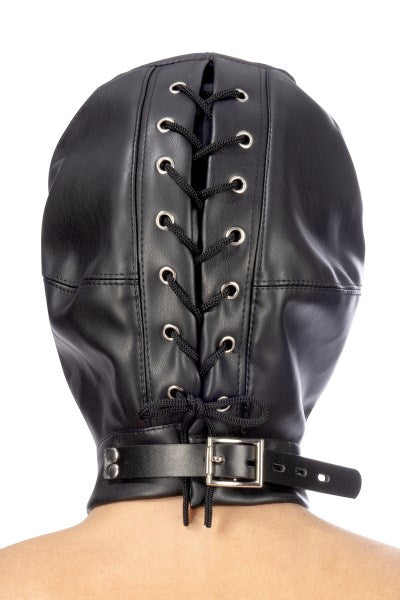 Fetish Tentation - Maschera con Cinturino e Gag Rimovibile - Nero