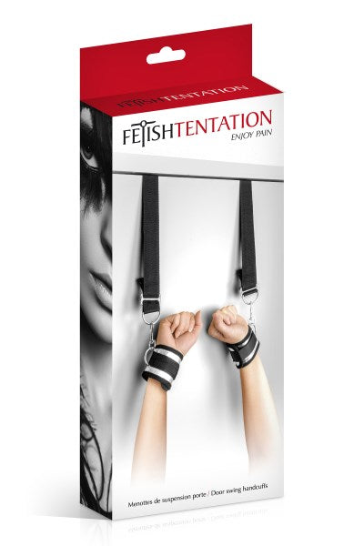 Fetish Tentation - Manette con Attacco per Porta - Nere