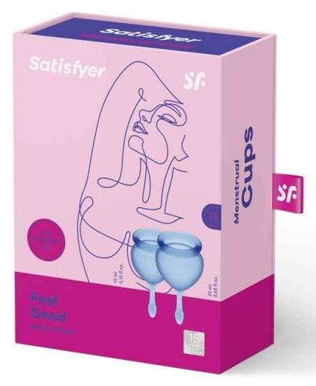 Satisfyer - Feel Good Coppetta Mestruale - Blu