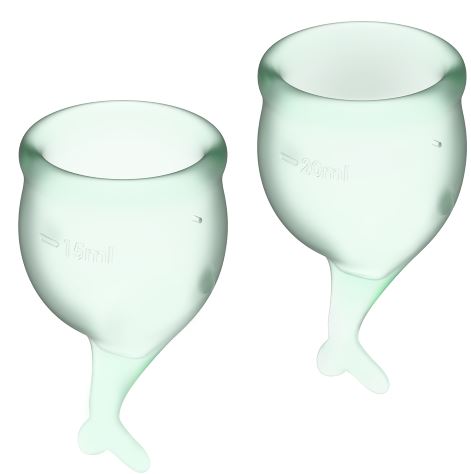 Satisfyer - Feel Secure Coppetta Mestruale - Verde