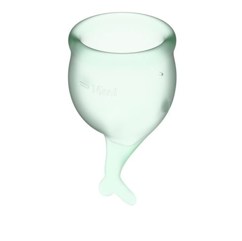 Satisfyer - Feel Secure Coppetta Mestruale - Verde