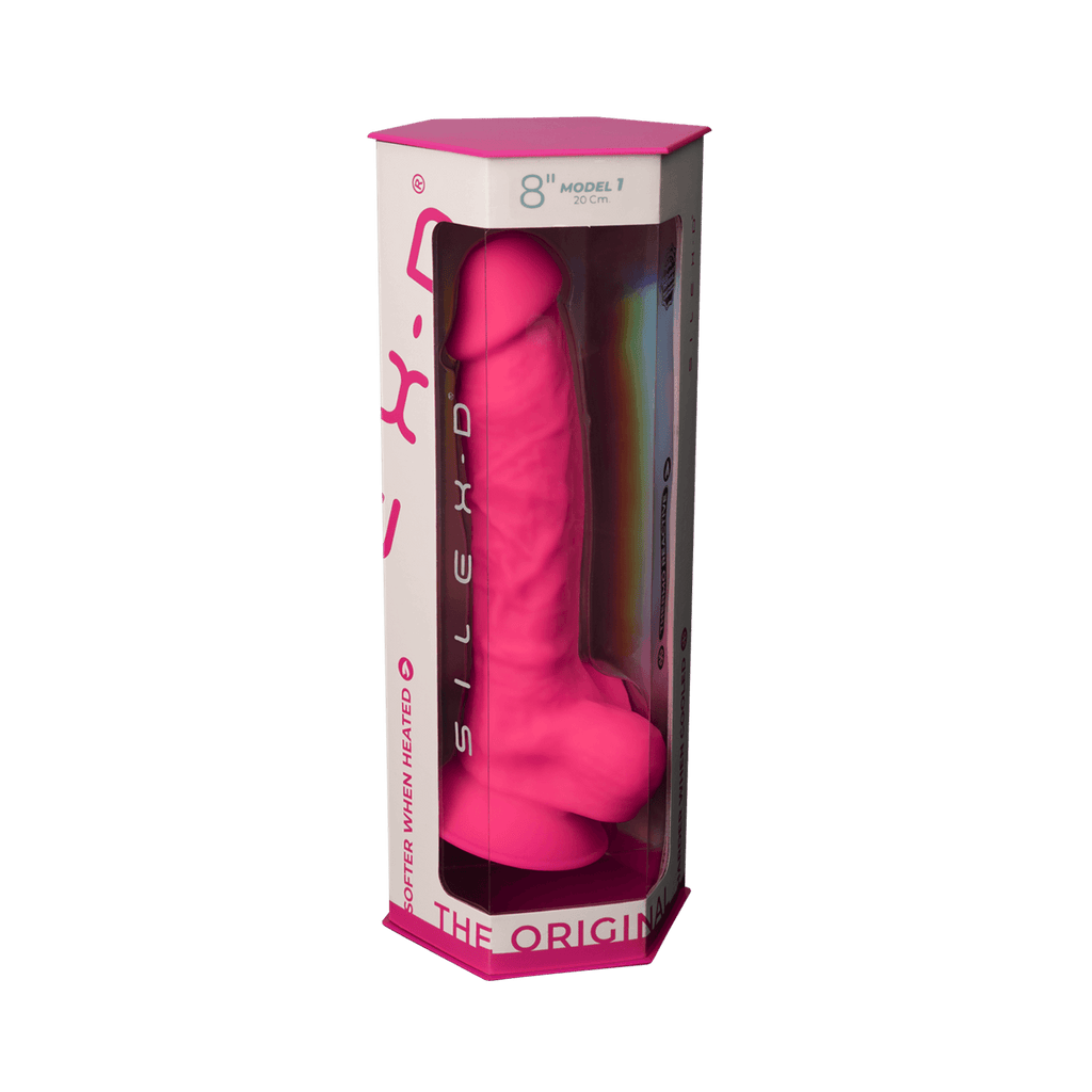Silexd - Dildo Premium Silicone Mod.1 8'' - Rosa