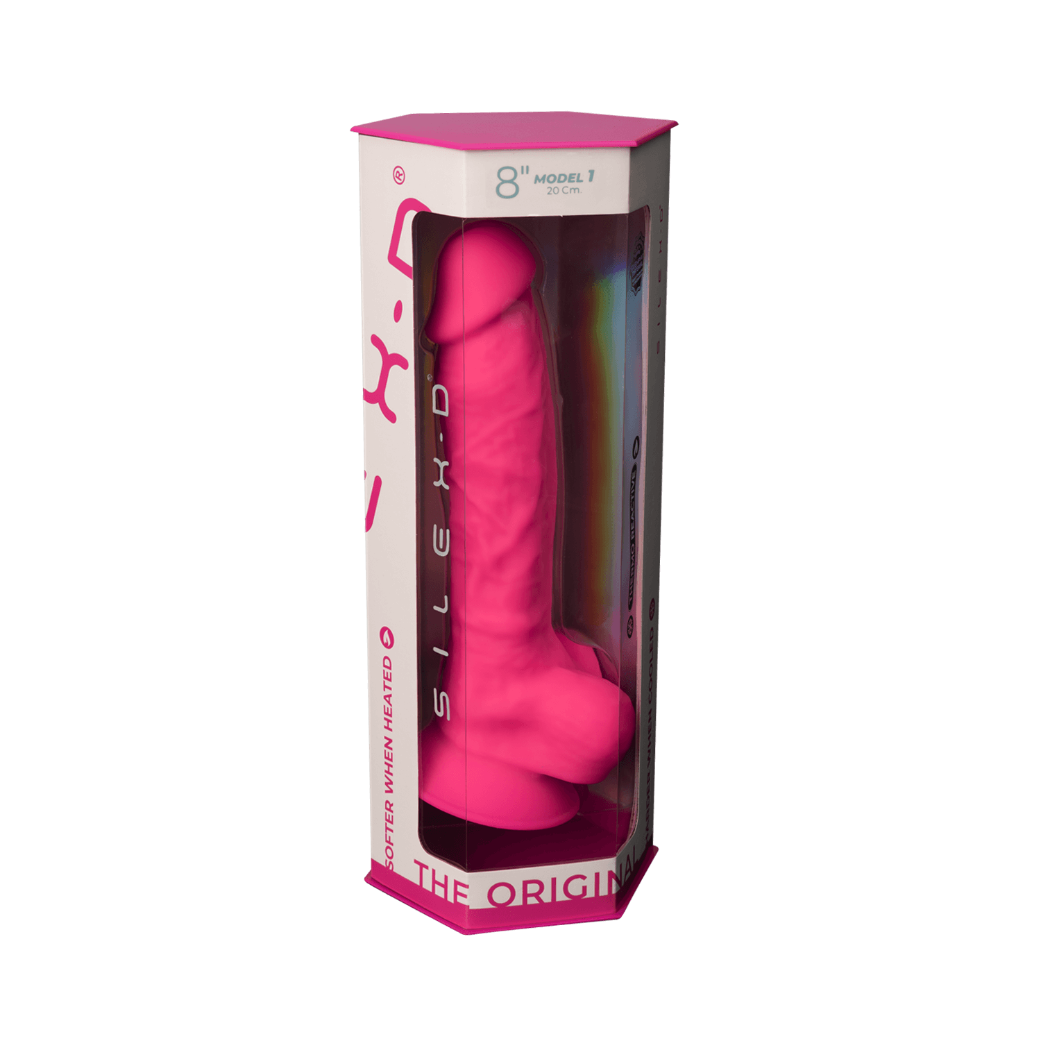 Silexd - Dildo Premium Silicone Mod.1 8'' - Rosa