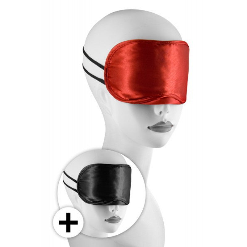 Sweet Caress - Love Mask Nera e Rossa ( 2 Pezzi )
