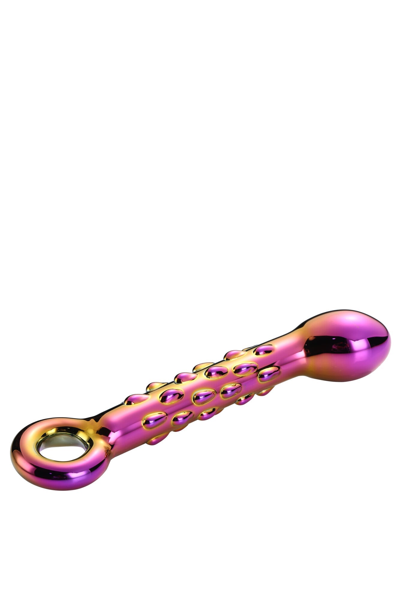 DILDO G-SPOT IN VETRO GLAMOUR CON COSTINE