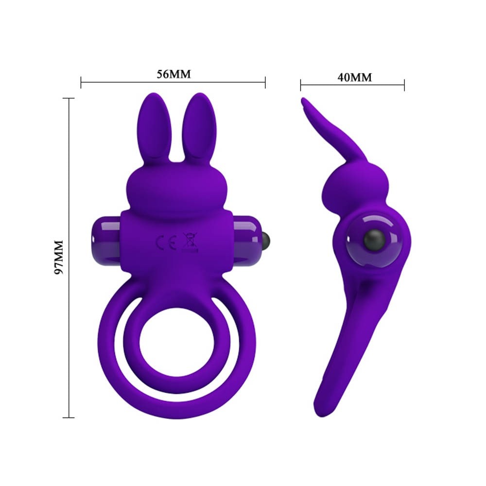 Anello per pene Pretty Love Vibrant 3 Viola