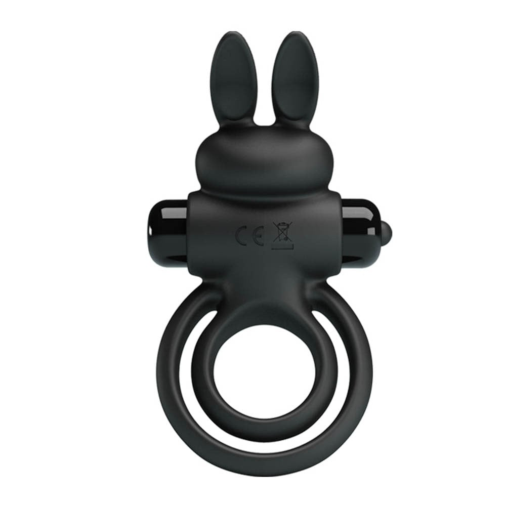 Anello per pene Pretty Love Vibrant 3 Nero