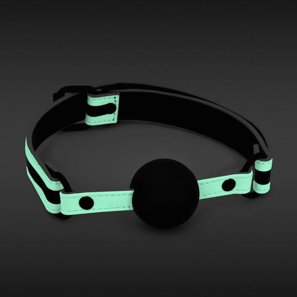 GLO Bondage - Bavaglio a sfera - Verde