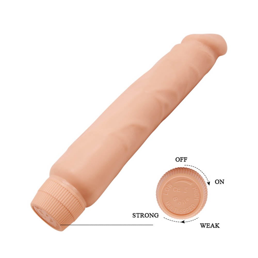 Vibratore realistico multi-velocità Barbara Jack da 10"