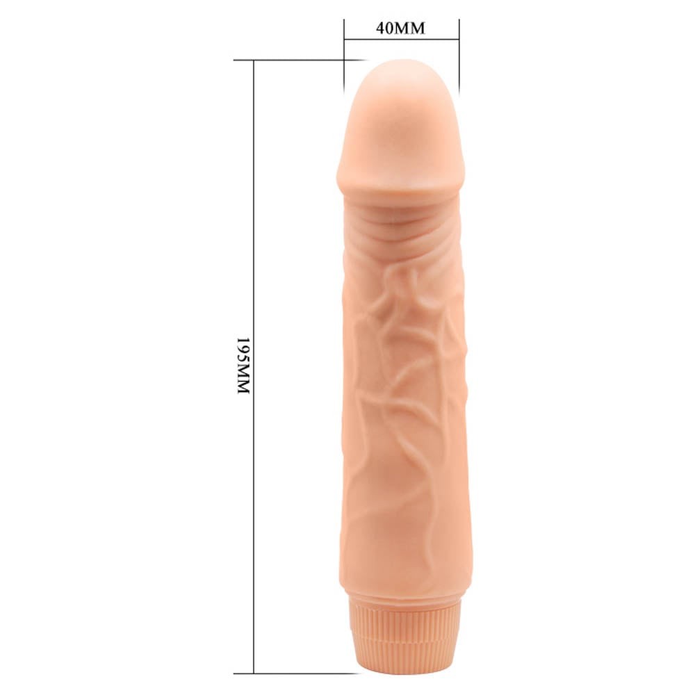 Barbara Jeff Vibratore realistico multi-velocità 7,6"
