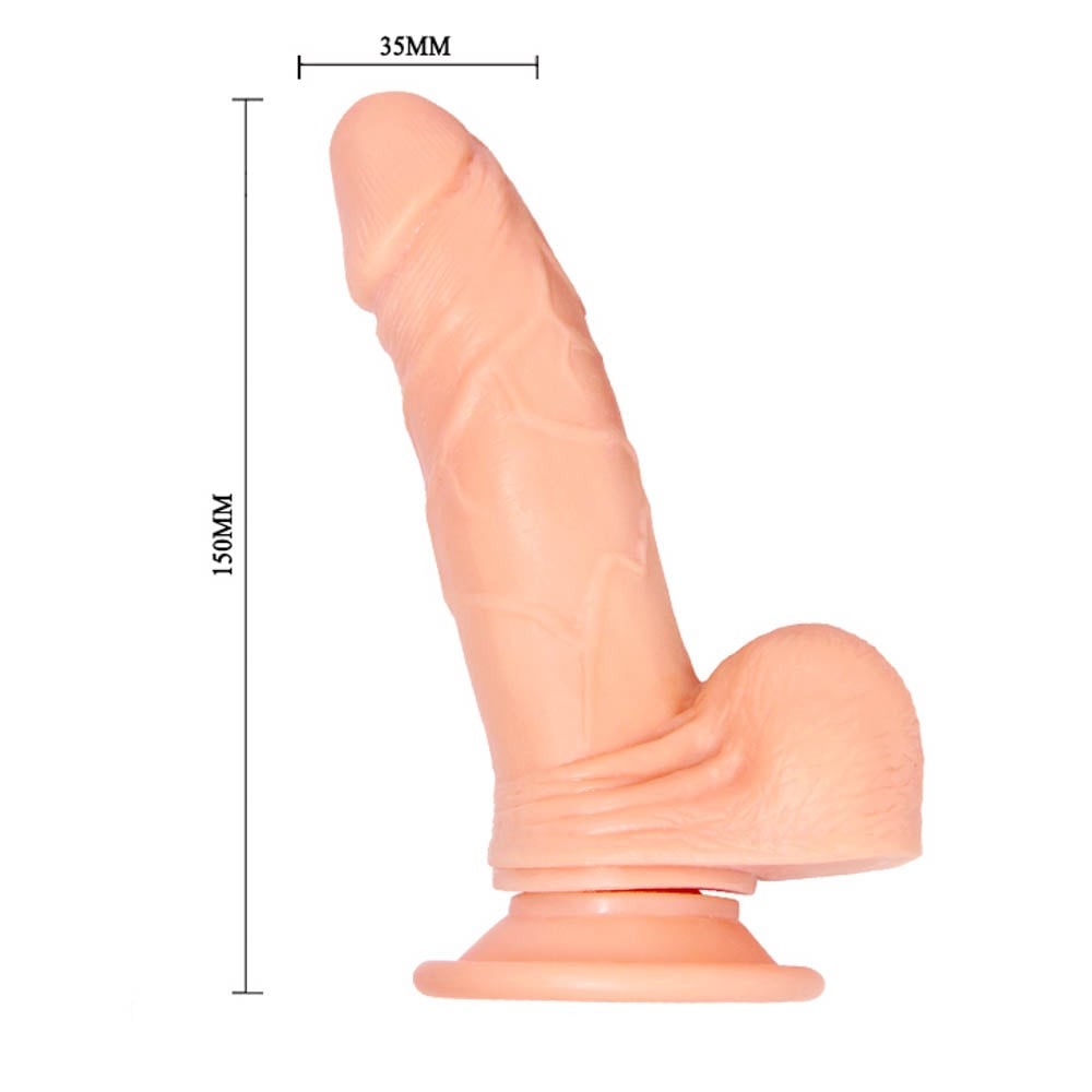 Dildo vibrante multi-velocità Barbara Mark 6,3"