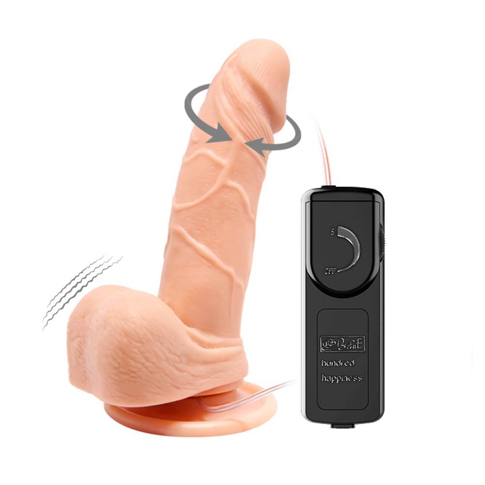Dildo vibrante multi-velocità Barbara Mark 6,3"