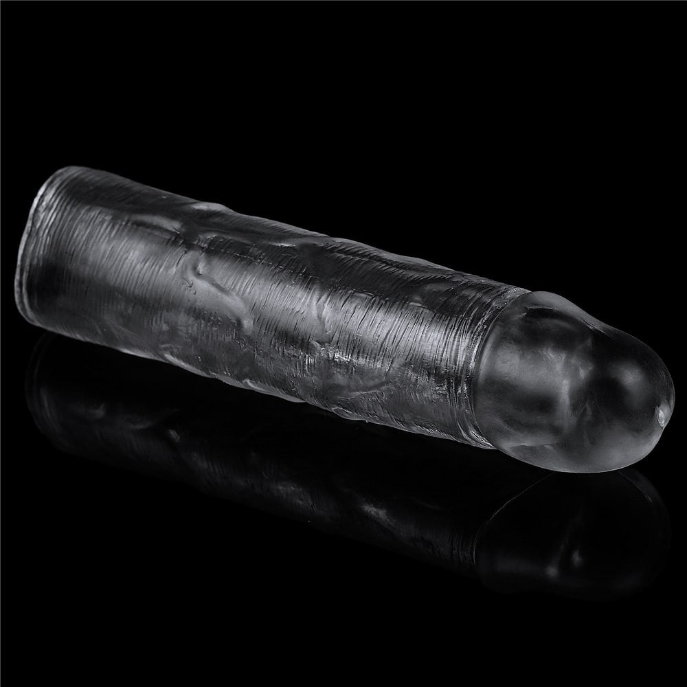 Guaina per pene trasparente impeccabile Aggiungi 1''