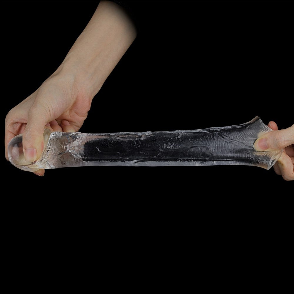 Guaina per pene trasparente impeccabile Aggiungi 2''