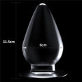 Plug anale trasparente impeccabile da 4,5''