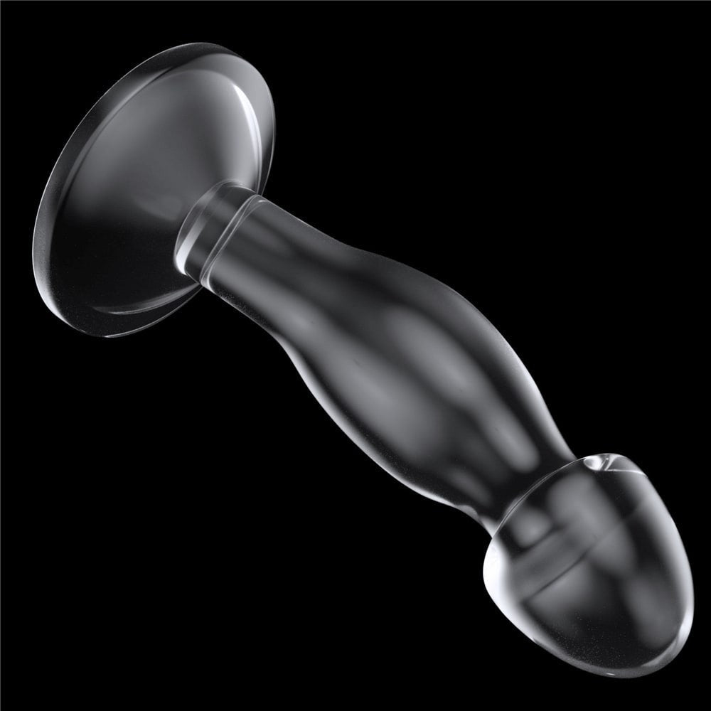 Plug prostatico trasparente impeccabile da 6,5''