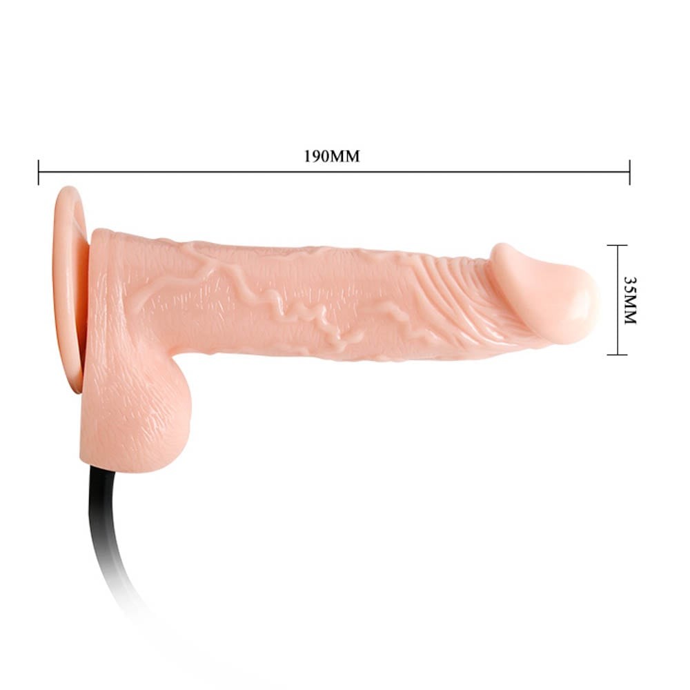 Dildo gonfiabile 7,5" Carne