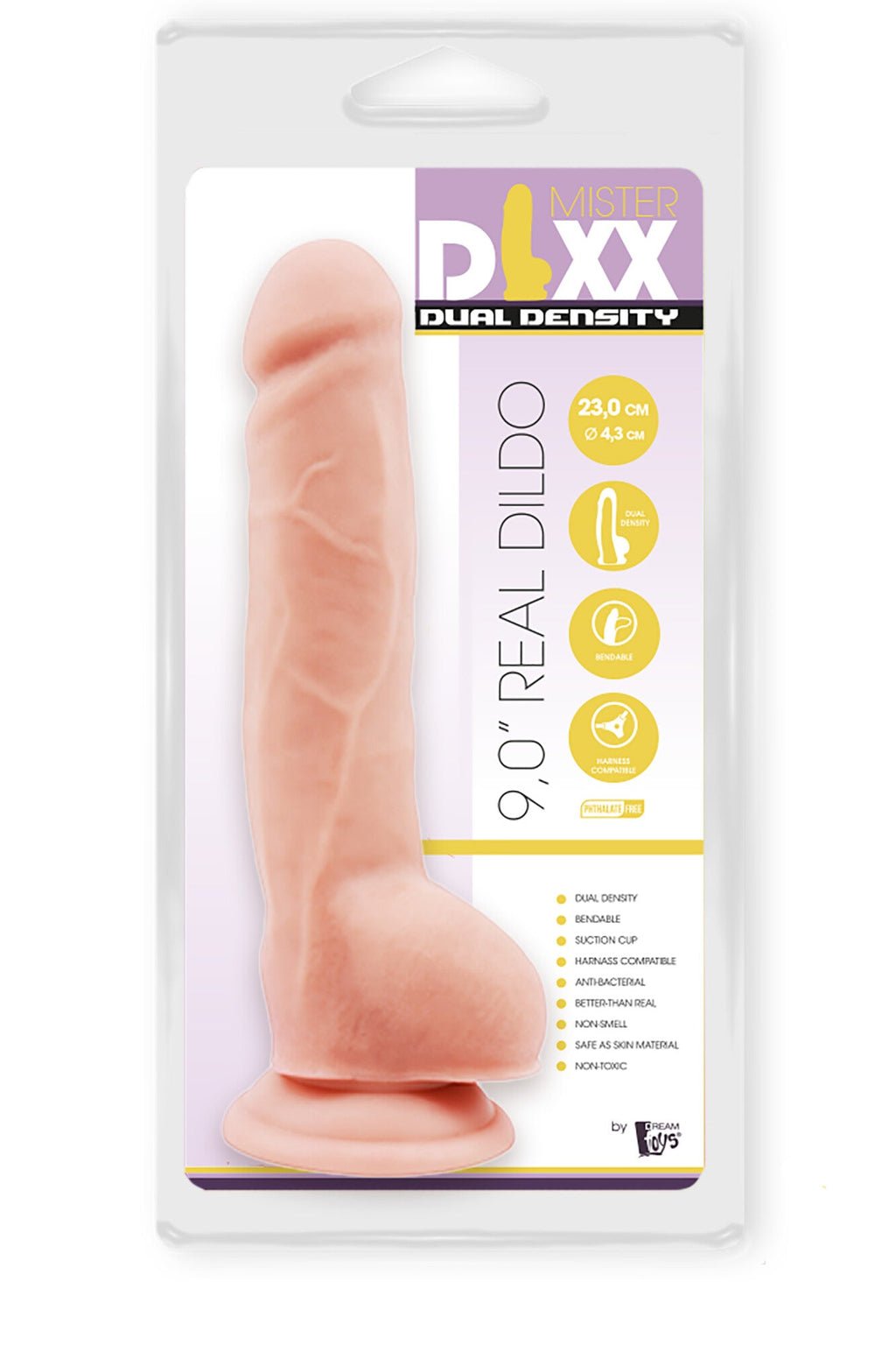 MR. DIXX DILDO DOPPIA DENSITÀ DA 9 POLLICI