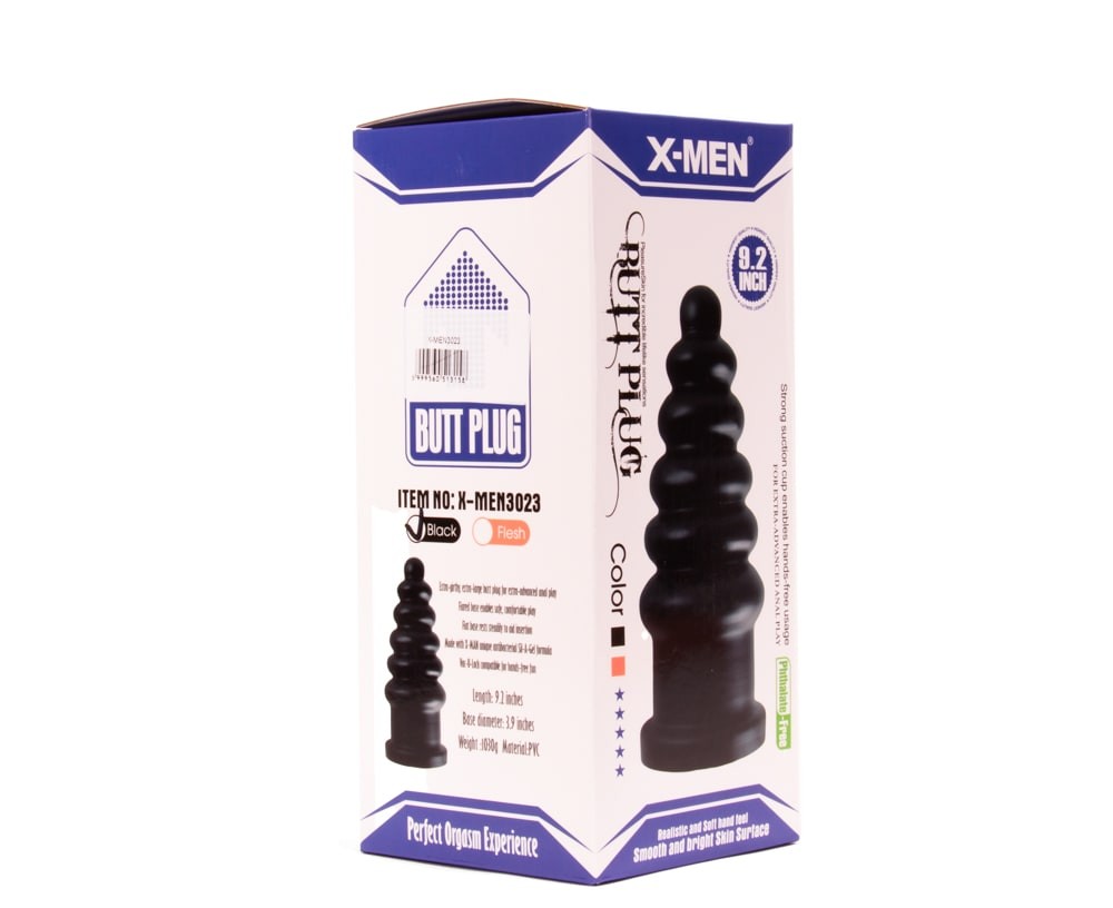 Plug anale X-MEN da 9,2 pollici nero