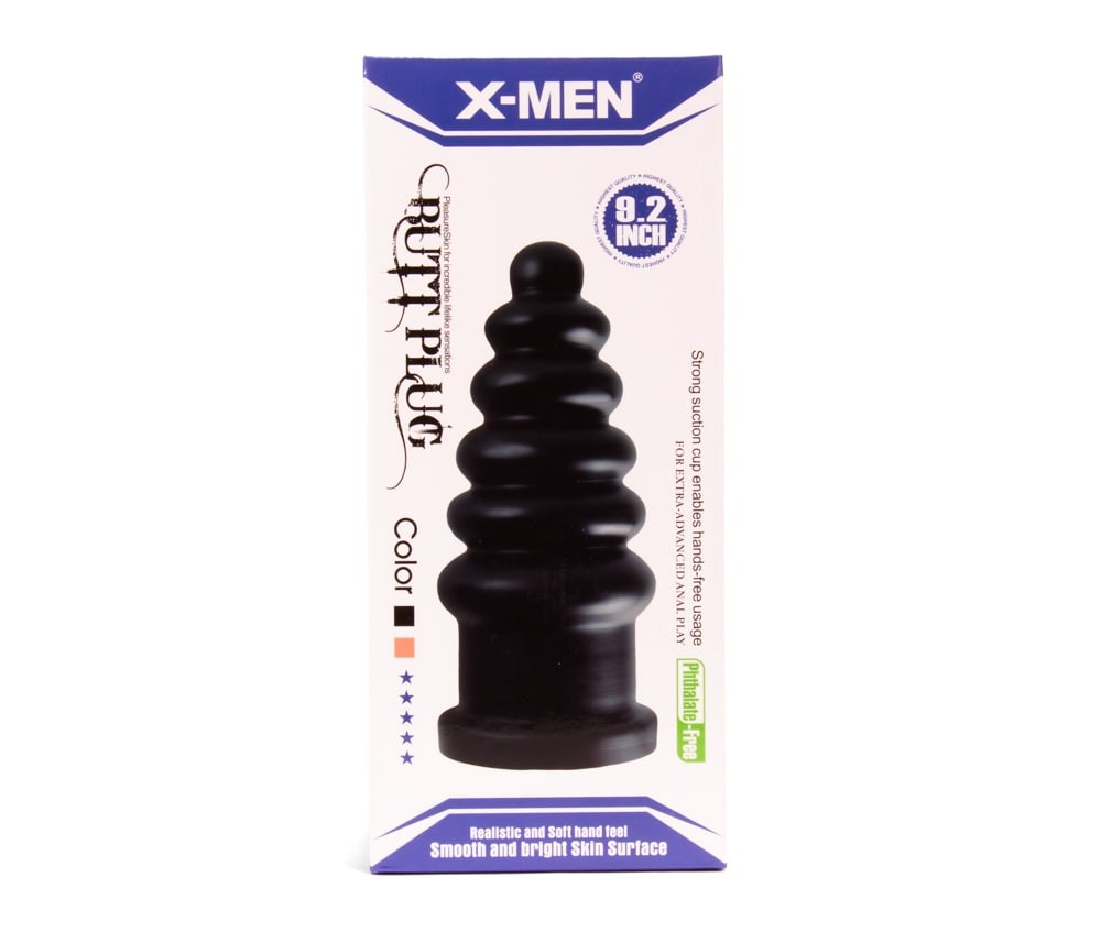 Plug anale X-MEN da 9,2 pollici nero
