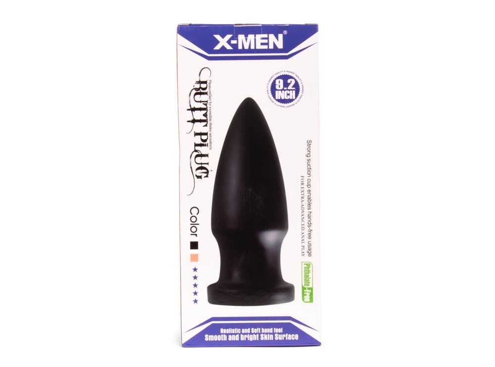 Plug anale X-MEN da 9,2 pollici nero