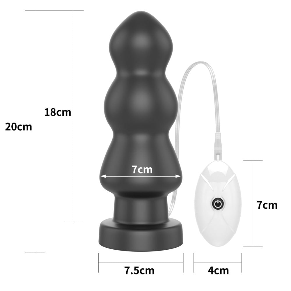 Vibratore anale King Size da 7,8"