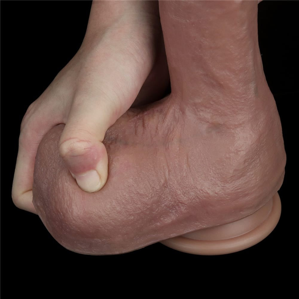 Pene naturale in silicone a doppio strato da 10,5''