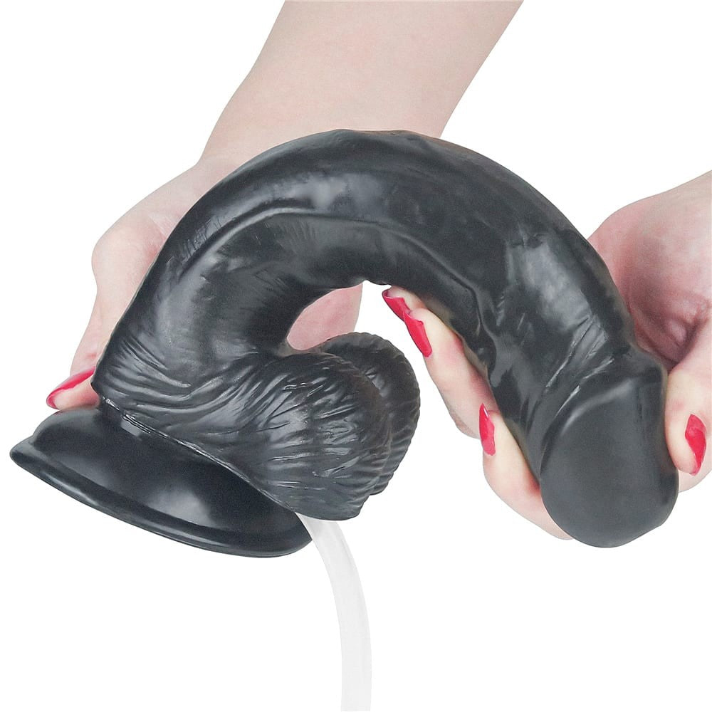 Dildo estremo squirting da 9'' - Nero