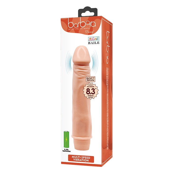 Vibratore realistico multi-velocità Barbara Dwarf 8,3"