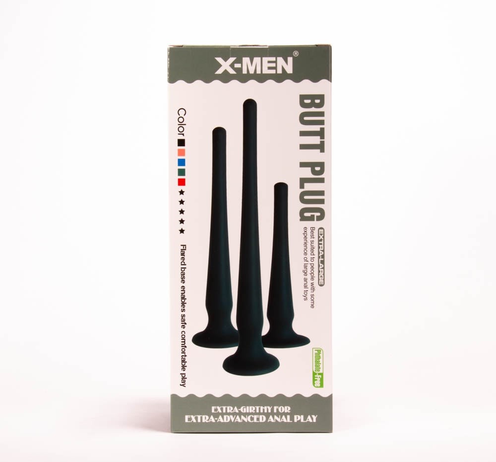 Plug anale X-MEN taglia M nero