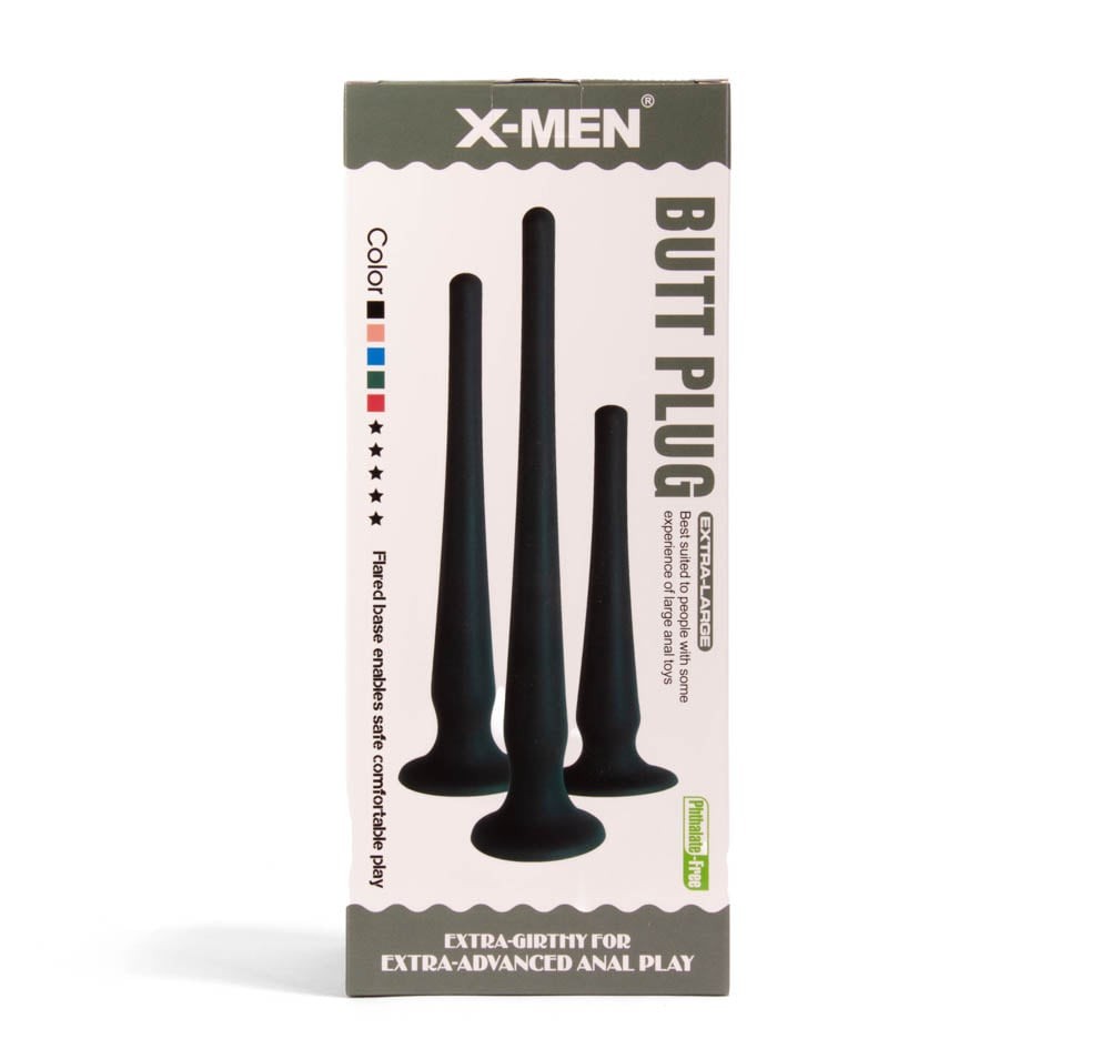 Plug anale X-MEN taglia S nero