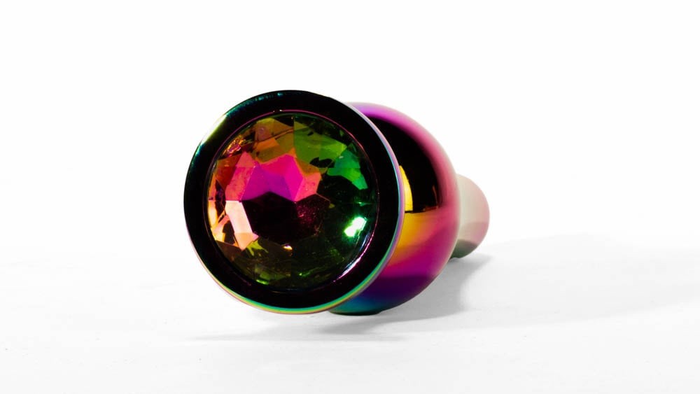 Plug anale in metallo X-MEN Secret Shine Rainbow M