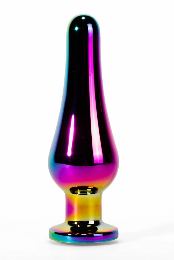Plug anale in metallo X-MEN Secret Shine Rainbow M