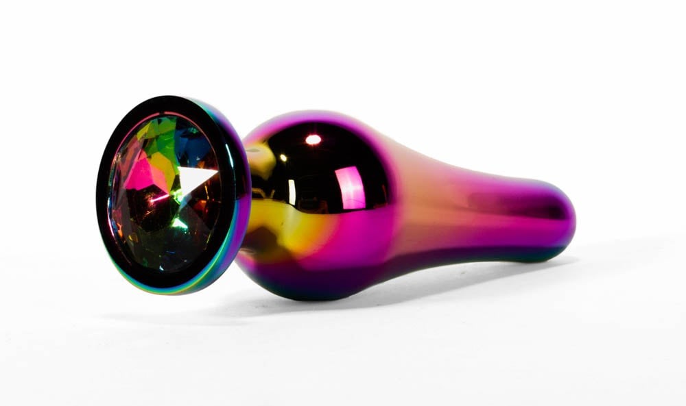 Plug anale in metallo X-MEN Secret Shine Rainbow M