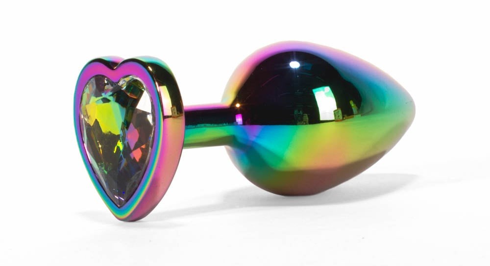 Plug anale in metallo X-MEN Secret Shine Rainbowheart L