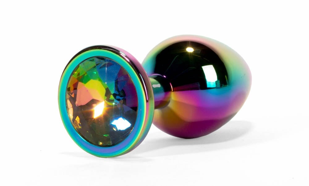 Plug anale in metallo X-MEN Secret Shine Rainbow M