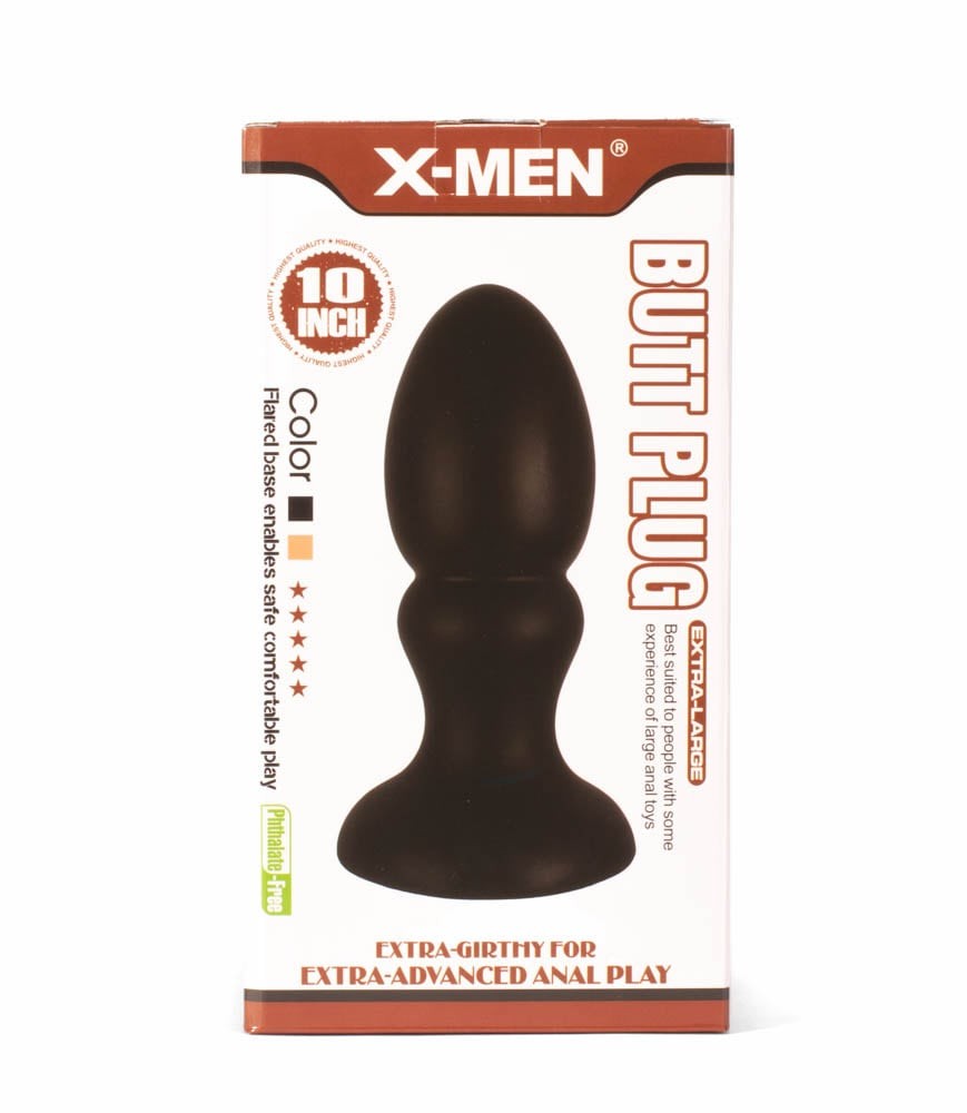 X-MEN 10" Plug anale enorme nero 1
