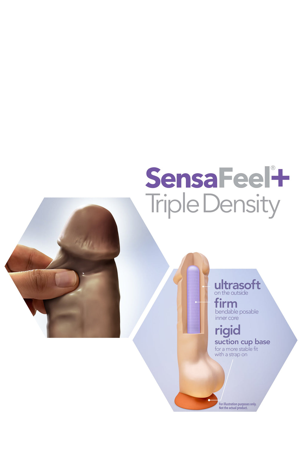 DR. SKIN PLUS DILDO POSIZIONABILE 6 POLLICI CIOCCOLATO