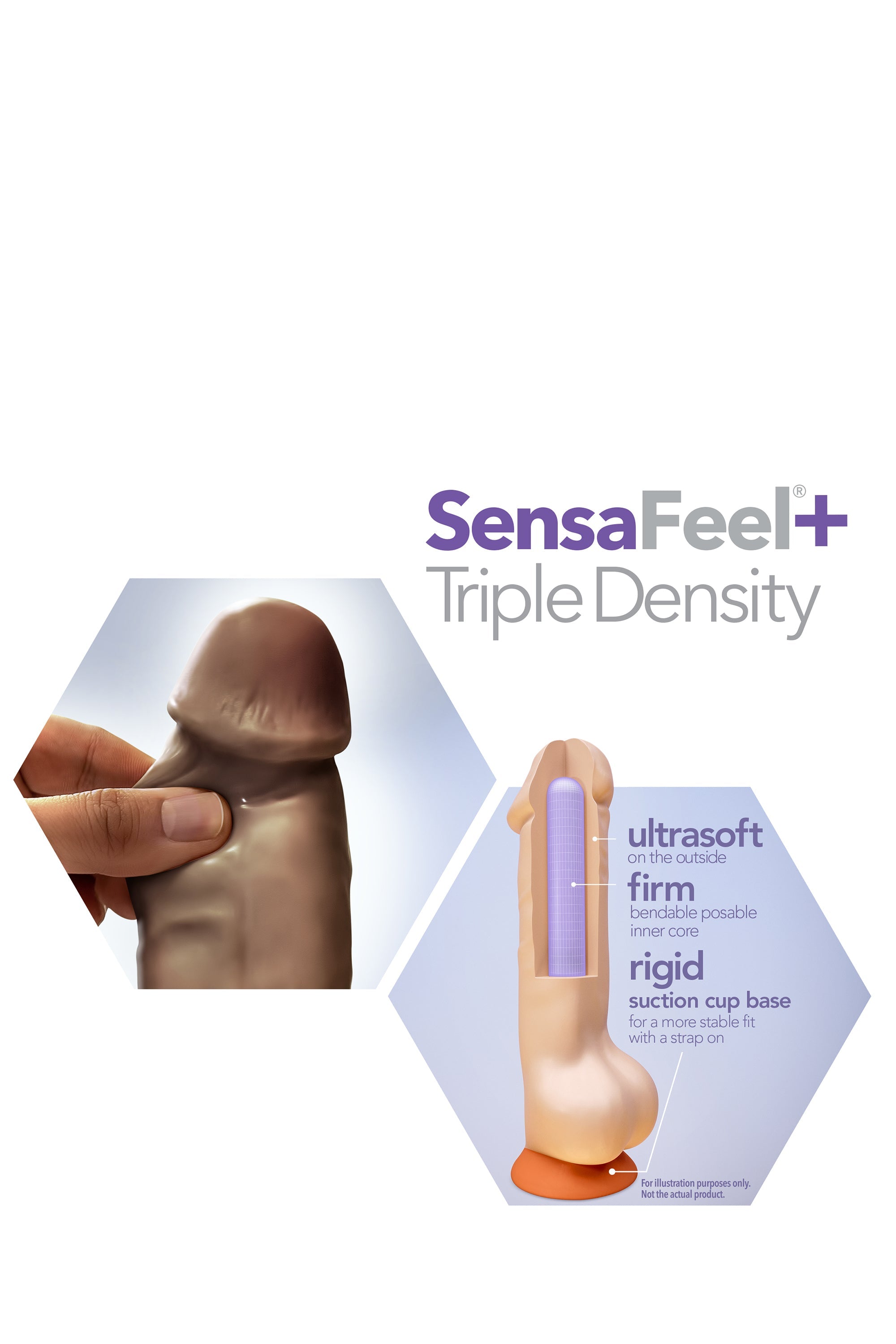 DR. SKIN PLUS DILDO POSIZIONABILE 6 POLLICI CIOCCOLATO