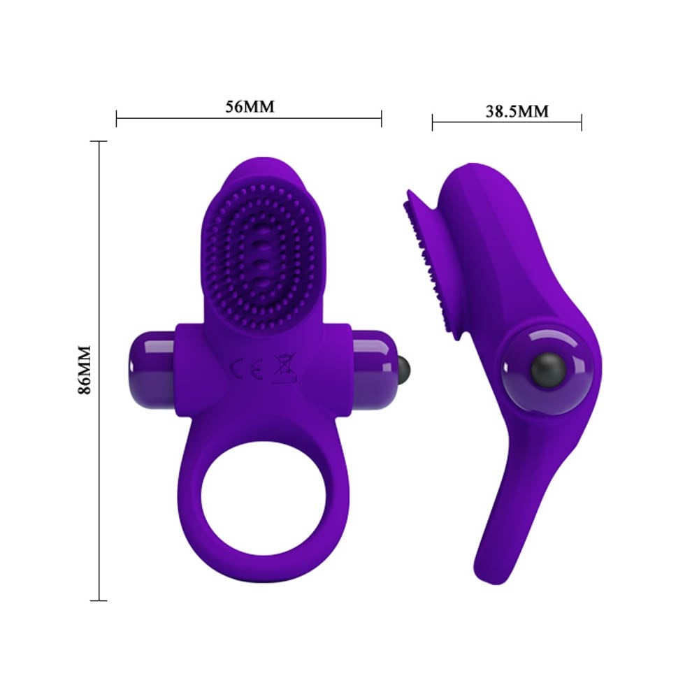 Anello per pene Pretty Love Vibrant 2 Viola